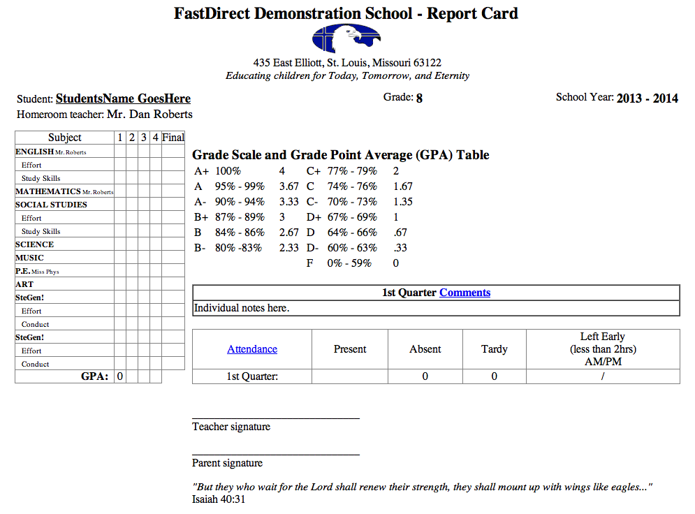 how to find out your report card grades How to Interpret Grades 9